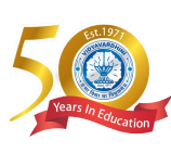 College 50th Anniversary Logo